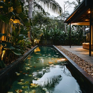 A Kewarra Beach pool affected by leaves, in need of a professional service