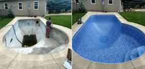 Vinyl Pool Restoration Before and After Results